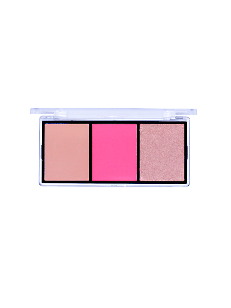 Paleta sombras para rostro contour blush y highlighter BYY098-2