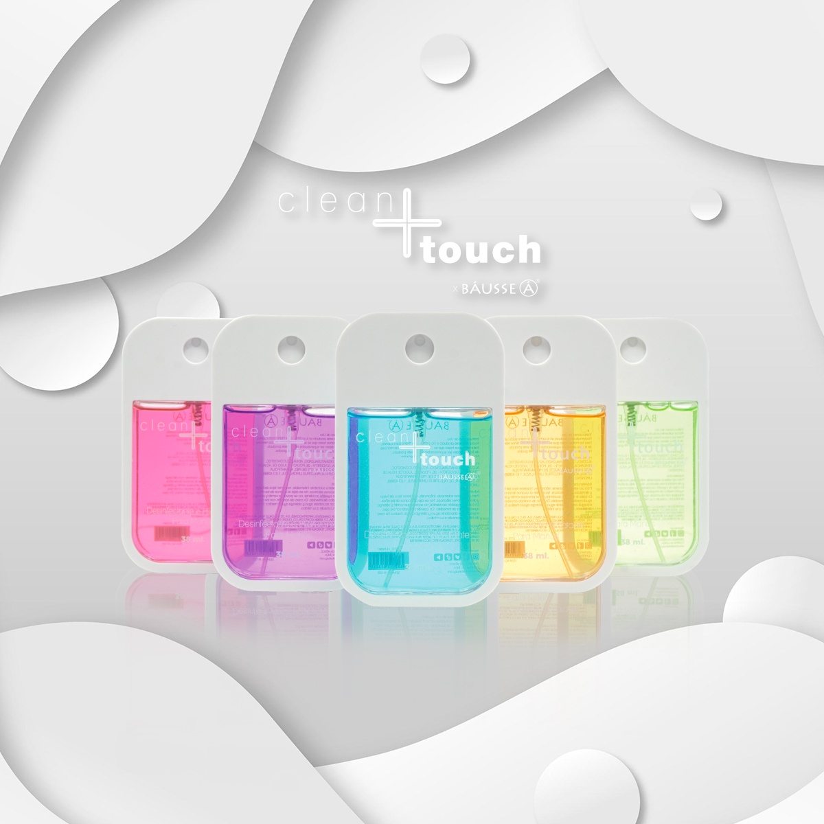 Spray Antibacterial Clean Touch Desinfectante e Hidratante M1325