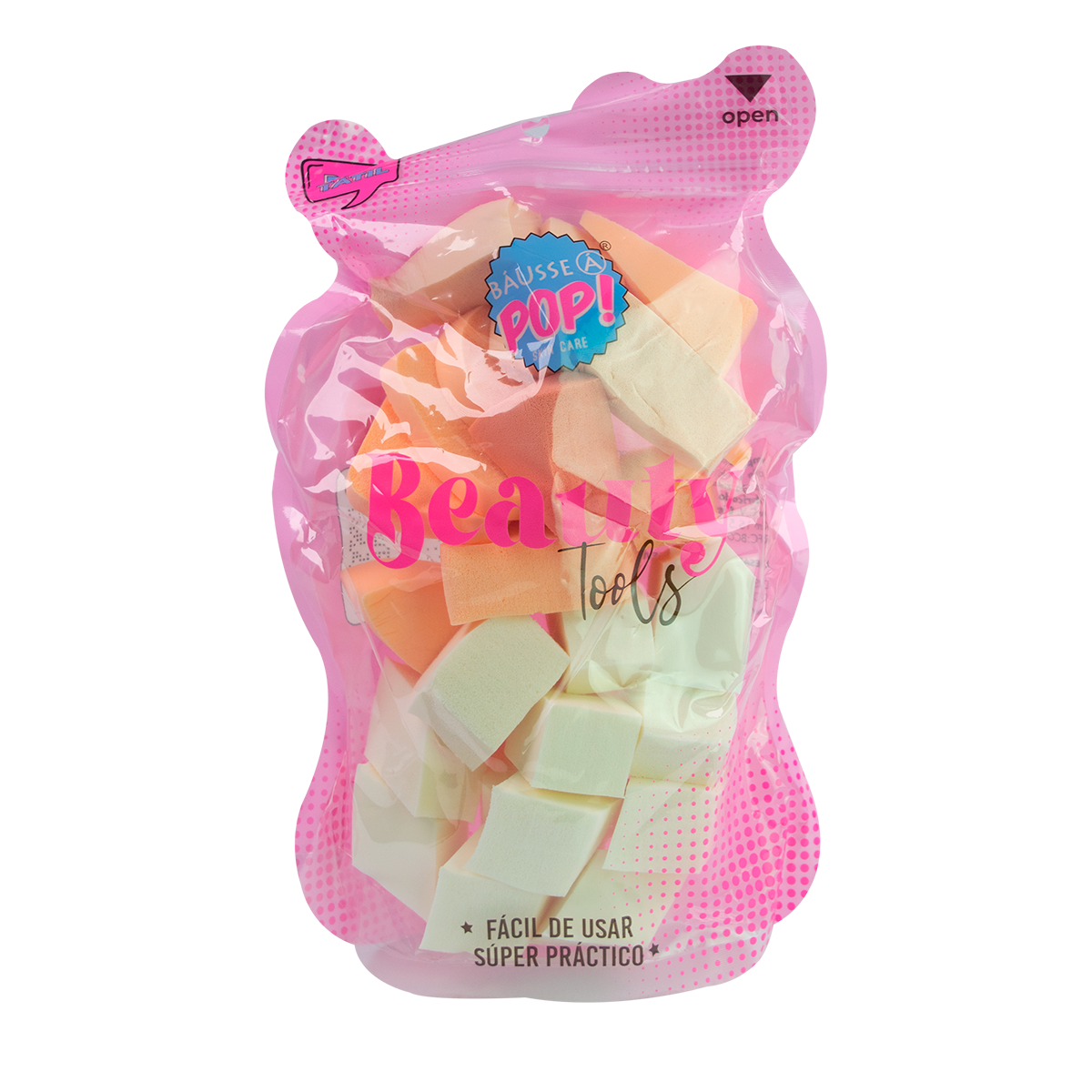 Aplicadores para Maquillaje tipo Quesitos 24pz M1751